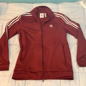 Adidas 3 stripe warm up jacket!